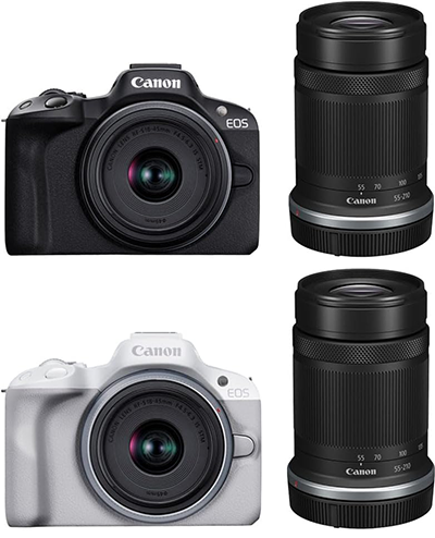 新品 ミラーレスカメラ キヤノン Canon EOS R50 ダブルズーム 18-45/55-210mm
