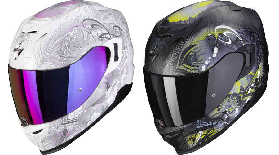 レディース バイク フルフェースヘルメット EXO-520 Evo Air Melrose Scorpion スコーピオン