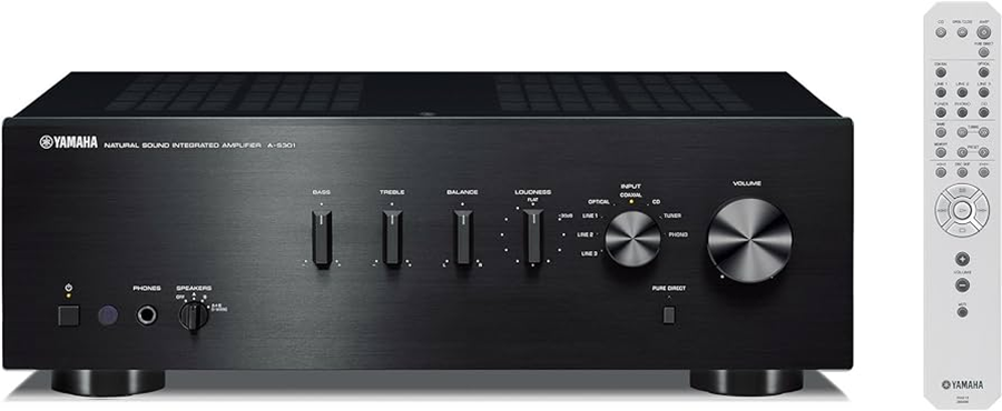 プリメインアンプ A-S301 ヤマハ YAMAHA ブラック