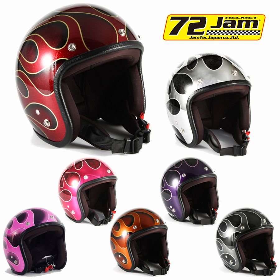 ジェット ヘルメット フレイムス / T-2 72JAM ジャムテックジャパン