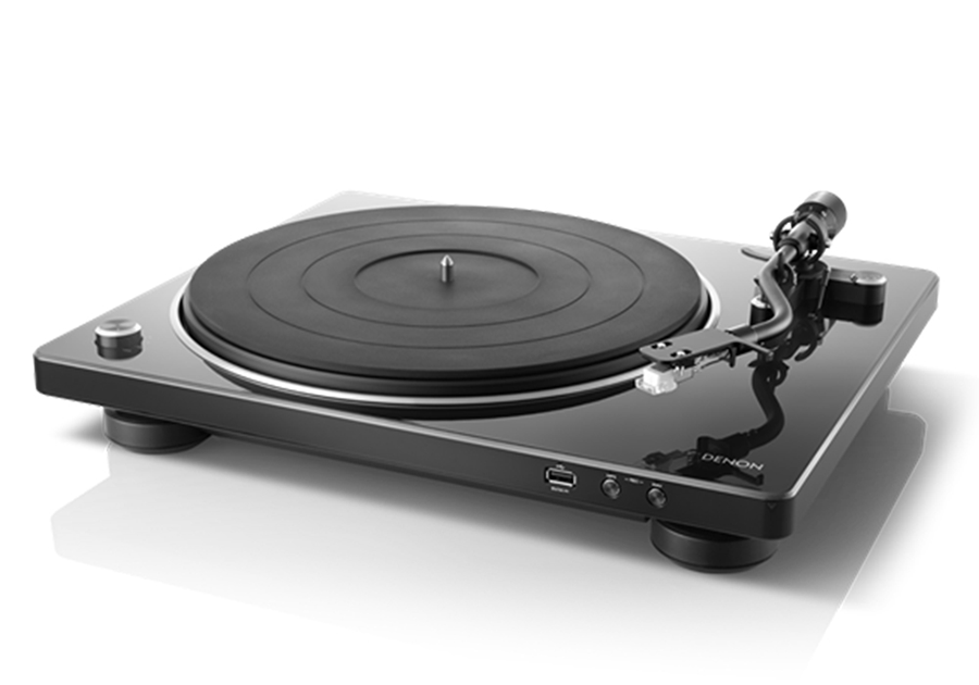 オーディオ レコードプレーヤー ベルトドライブ USBメモリー録音 DENON DP-450USB