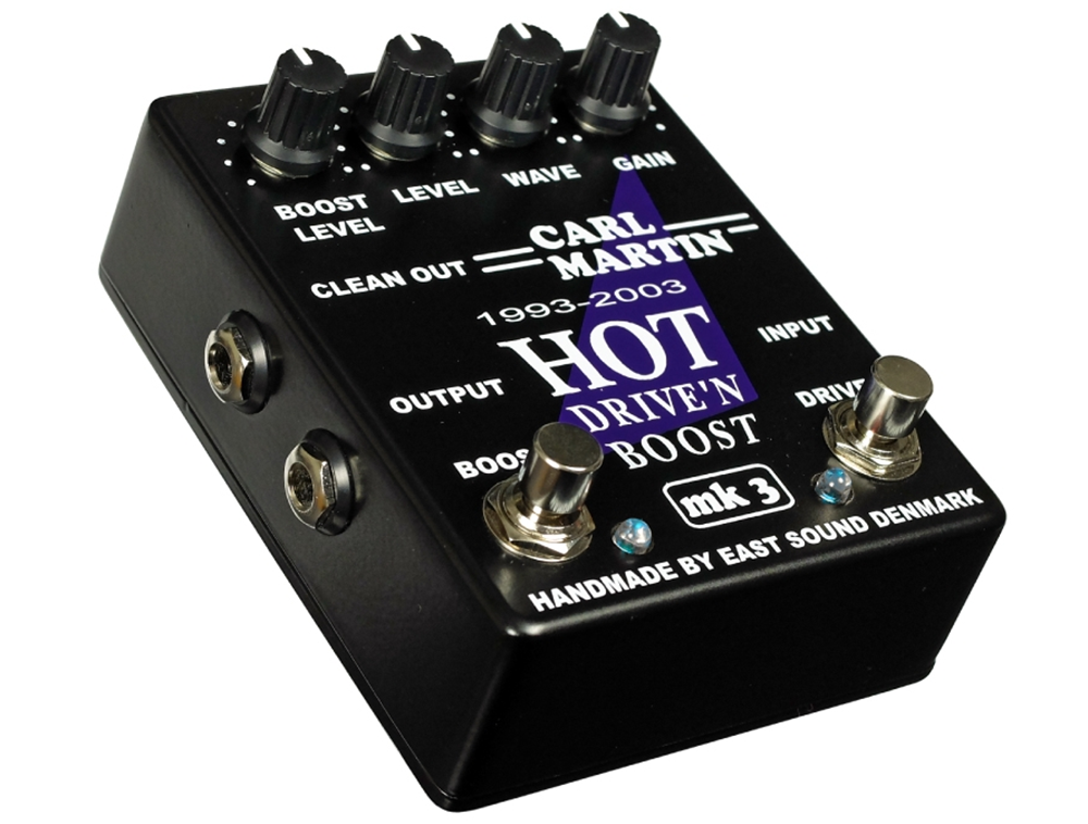 新品 エレキギター エフェクター オーバードライブ Carl Martin HOT DRIVE'N BOOST MK 3