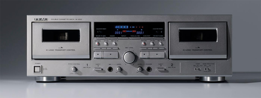 ダブルカセットデッキ W-1200 ティアック TEAC