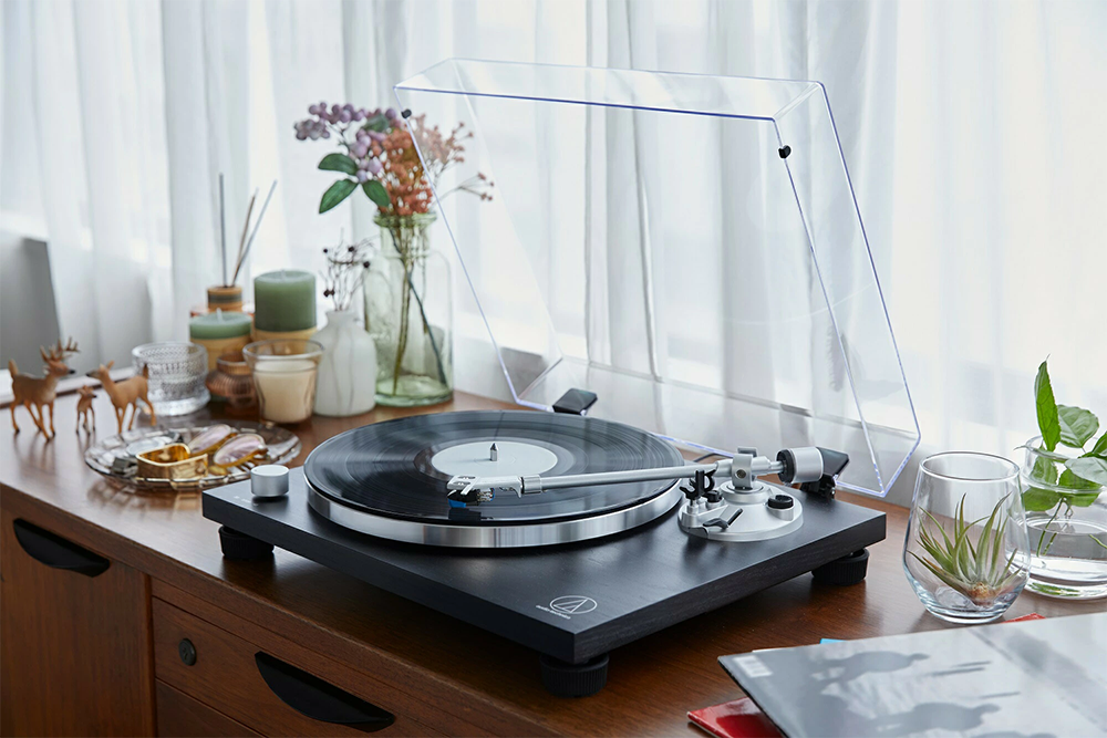 レコードプレーヤー ターンテーブル AT-LPW30BK オーディオテクニカ