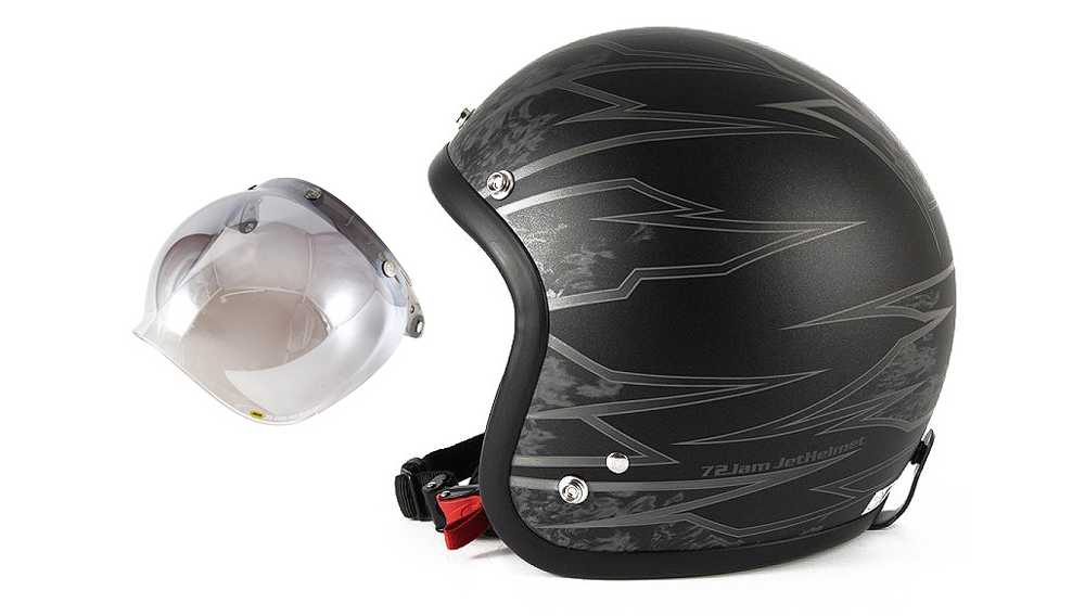 デザイナーズ ジェット ヘルメット JJ-18M 開閉シールド 72JAM