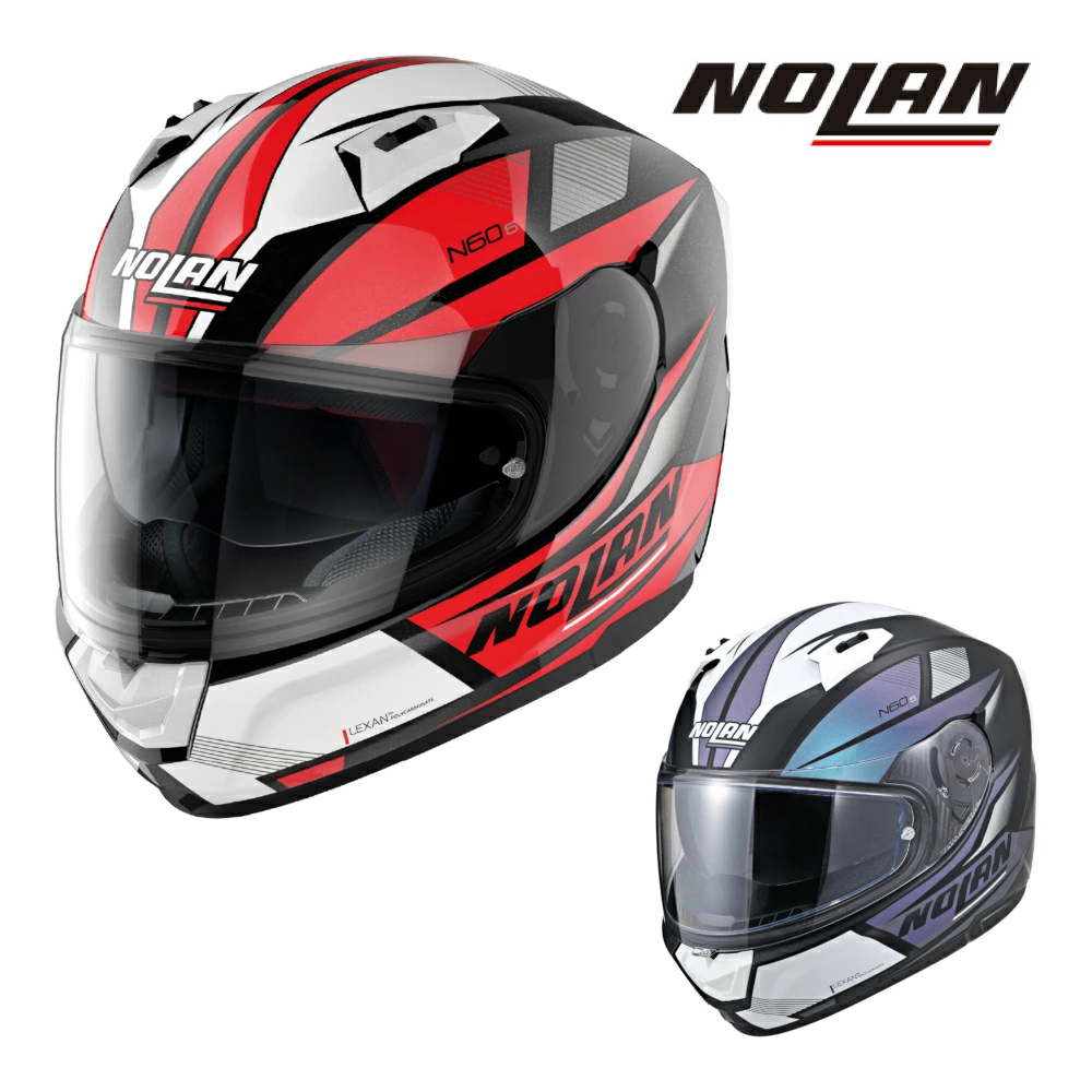 フルフェース ヘルメット N606 レッド ダウンシフト ノーラン NOLAN
