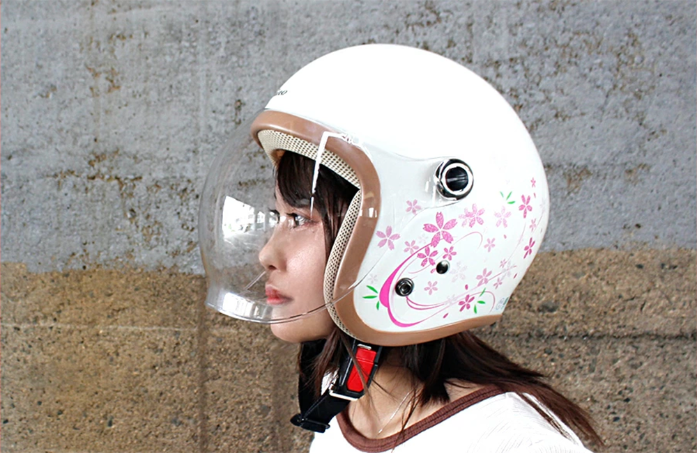 レディース ジェット ヘルメット GS-6 TNK