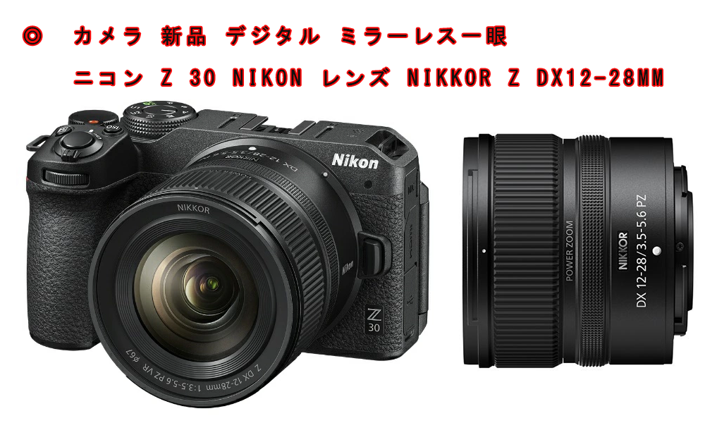 ミラーレス一眼 Z 30 ニコン Nikon レンズ 12-28mm