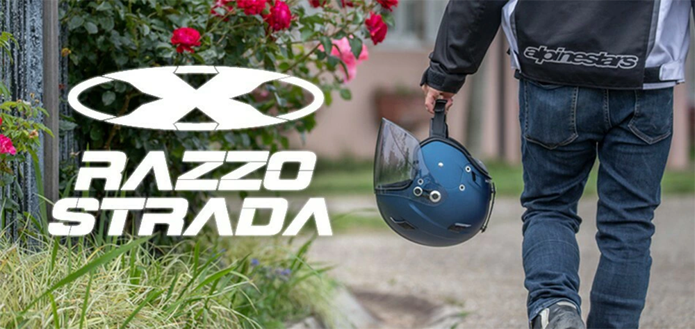 ジェット ヘルメット X-AIR RAZZO STRADA LEAD