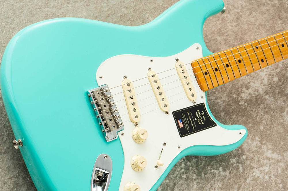 エレキギター フェンダー ストラトキャスター Fender American Vintage II 1957 Stratocaster Sea Foam Green