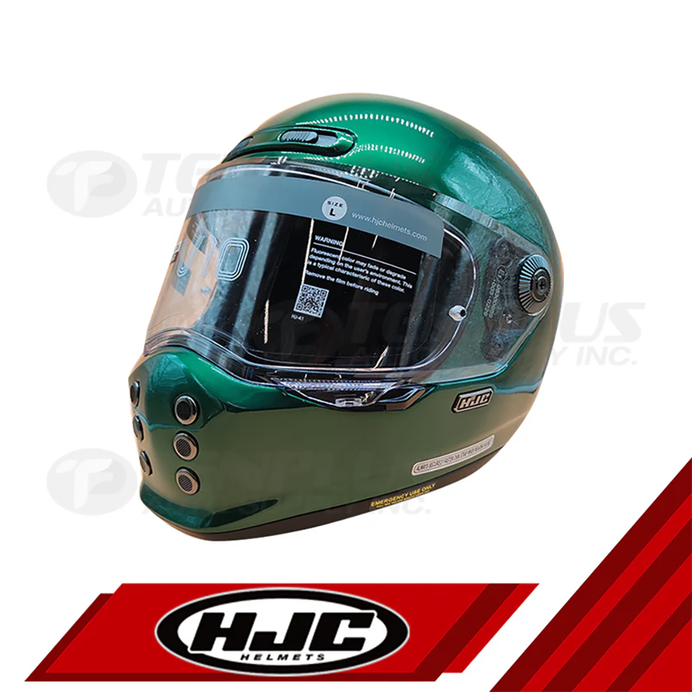 フルフェイス ヘルメット HJC HJH248 V10 SOLID DEEP GREEN L