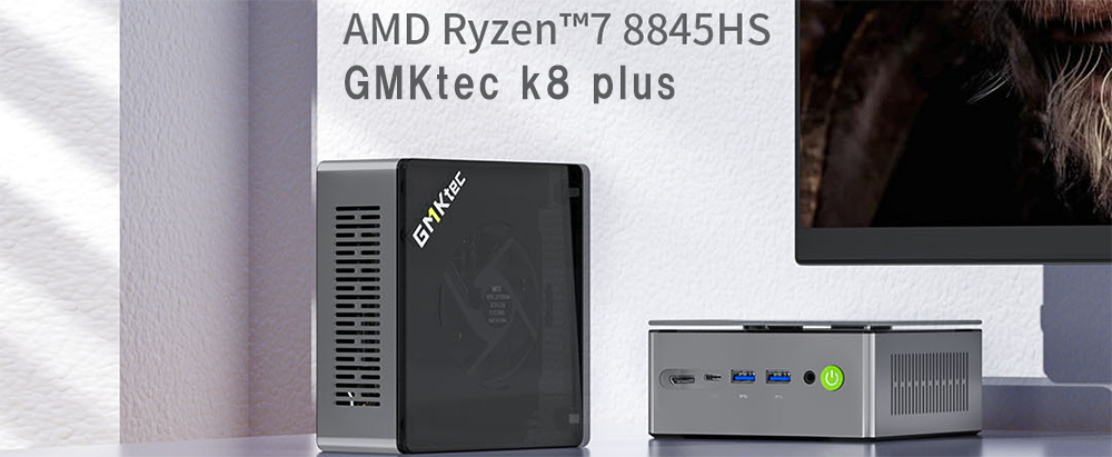 新品 ミニデスクトップPC GMKtec k8plus R7 Win11