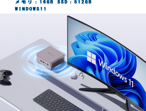 ミニデスクトップPC GEEKOM A5 Ryzen7 ４画面出力 Win11