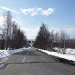 ■「天に続く道」 （北海道・斜里町）