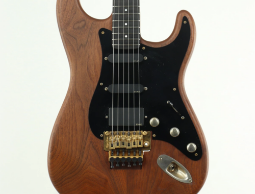 中古 エレキギター MOON ST-195 EMG Walnut SSH MOD Natural 製造年代不祥