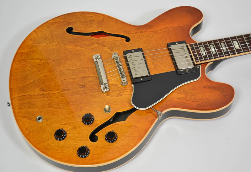 エレキギター セミアコ ギブソン Gibson Memphis ES-335 Block Plain Top 2016年製