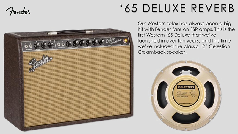 Fender FSR Limited Edition '65 Deluxe Reverb 真空管 22W
