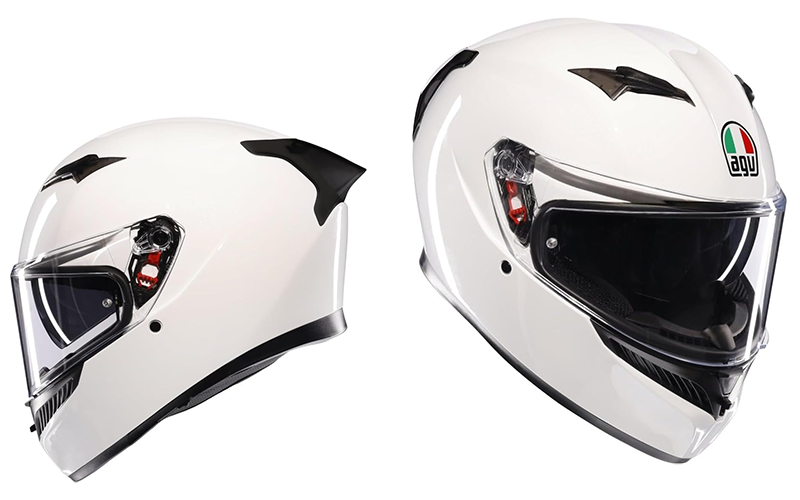 フルフェース ヘルメット AGV K3 JIST Asian Fit MONO SETA WHITE