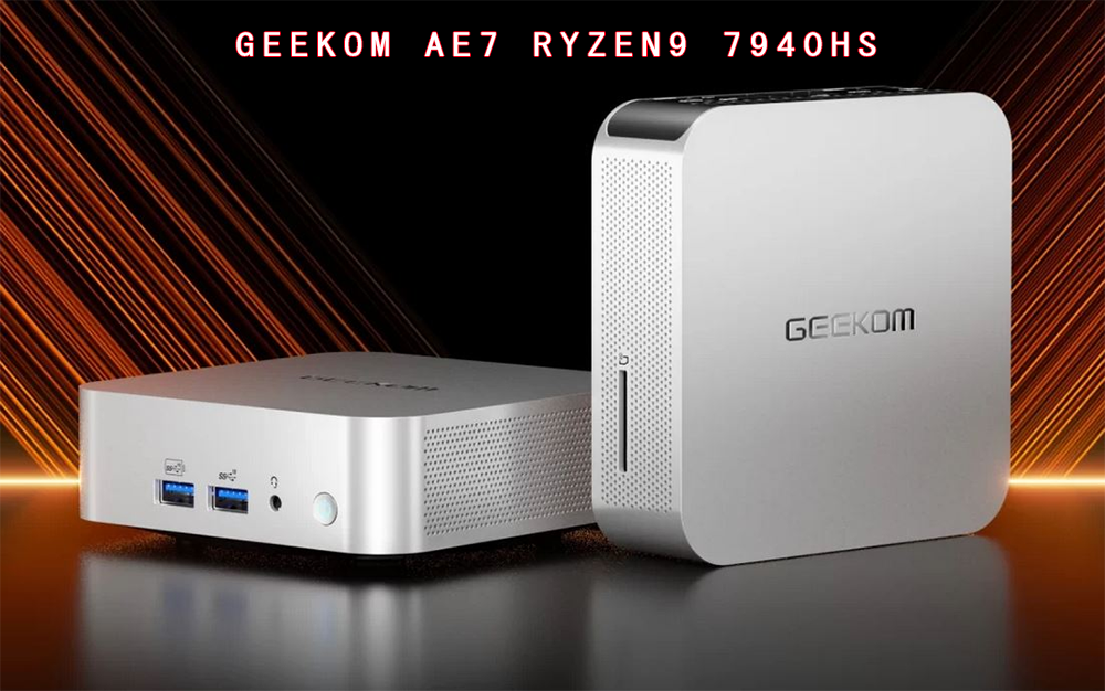 新品 ミニデスクトップパソコン PC GEEKOM AE7 Ryzen9 Wi-Fi6E Windows11 Pro