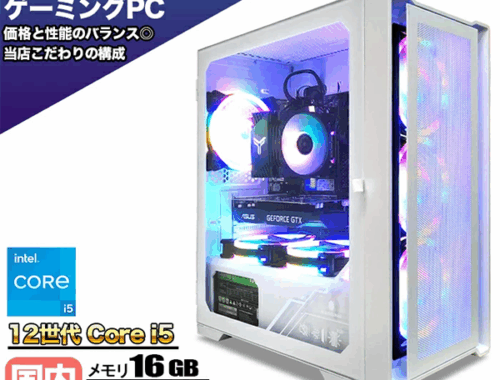 新品 デスクトップパソコン PC PASOUL ESWM-4060 12世代 i5 GeForce RTX 4060 Windows11