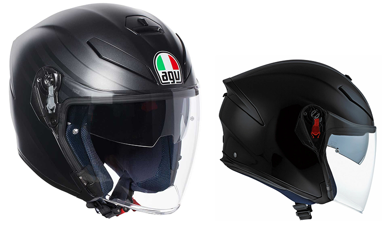 ジェット ヘルメット AGV K-5 JET JIS MONO MATT BLACK