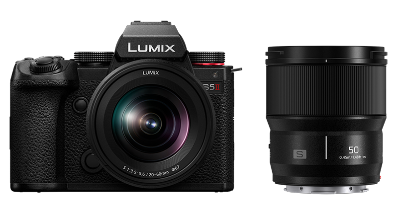 カメラ 新品 デジタル ミラーレス Panasonic LUMIX S5 MarkII DC-S5M2XW ダブルレンズ S20-60mm F3.5-5.6 S 50mm F1.8