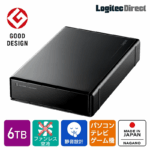 ◎新品 外付け HDD 6TB LHD-EN60U3WS ロジテック
