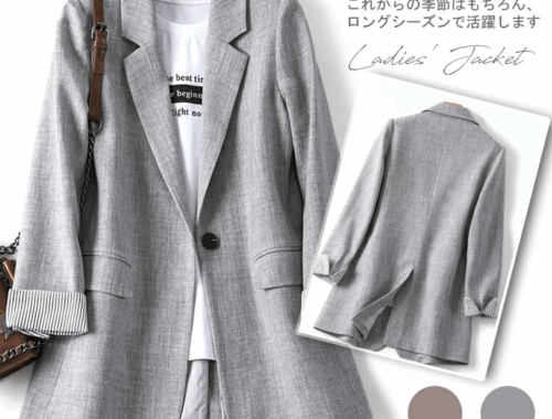 レディース テーラード ジャケット 長袖 BOBI