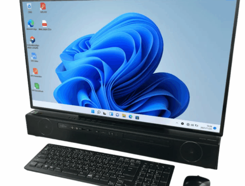 中古 デスクトップパソコン PC 27型一体 富士通 FH90E2 10世代 Core i7 Wi-Fi6 Windows11