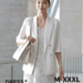 レディース テーラード 五分袖 ジャケット ダブルボタン Dresss+