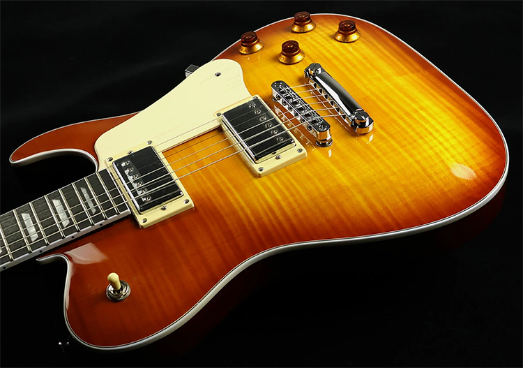 新品 エレキギター バッカス Bacchus BARON-FM FB