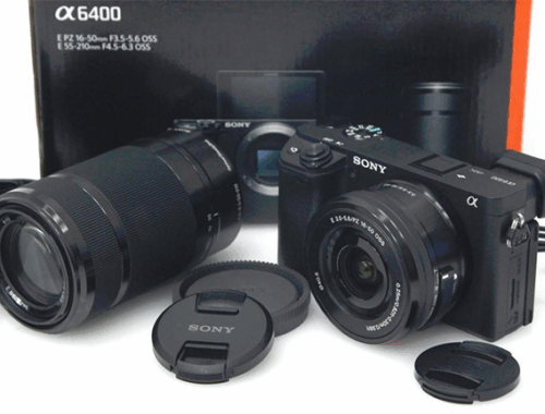 新品 ミラーレス一眼 カメラ α6400 ソニー Sony ダブルズーム 16-50mm 55-210mm
