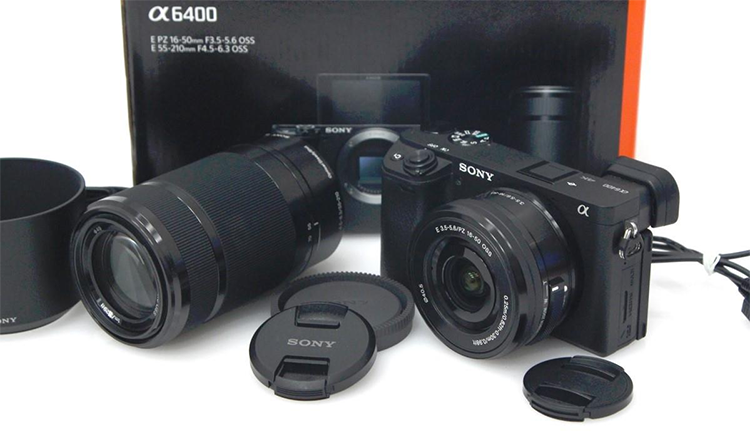 新品 ミラーレス一眼 カメラ α6400 ソニー Sony ダブルズーム 16-50mm 55-210mm