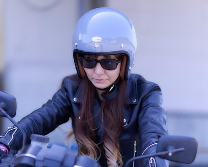 スモール ジェット ヘルメット デルトロン500 DELTRON500 グレー HORIZON HELMET