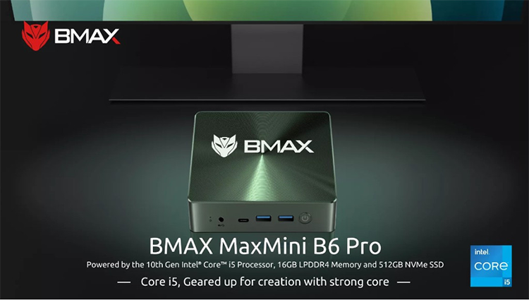 新品 ミニデスクトップパソコン PC BMAX B6PRO 10世代 Core i5 3画面出力 Windows11 Pro