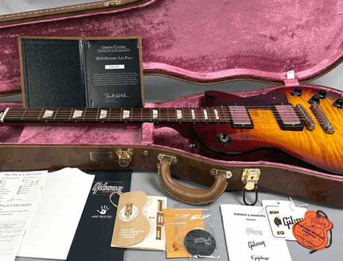 中古 エレキギター ギブソン レスポール Gibson Custom Shop 1958 Les Paul Standard 2018年製