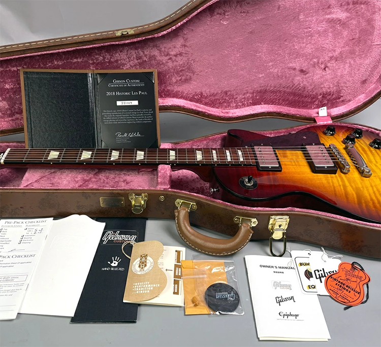中古 エレキギター ギブソン レスポール Gibson Custom Shop 1958 Les Paul Standard 2018年製