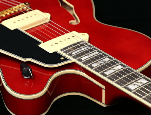 新品 エレキギター フルアコ ディアンジェリコ D'Angelico Excel 59 Cherry