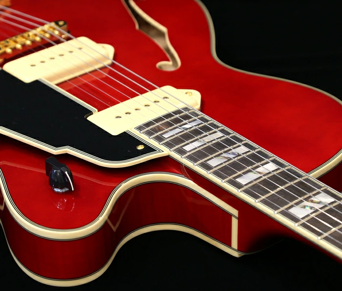 新品 エレキギター フルアコ ディアンジェリコ D'Angelico Excel 59 Cherry