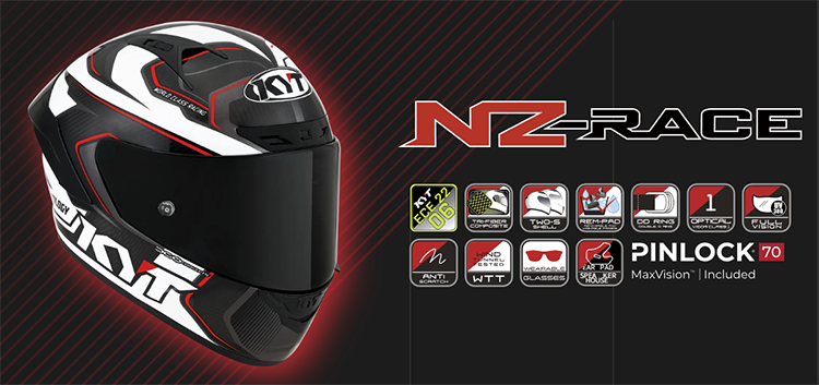 フルフェース ヘルメット NZ RACE KYT