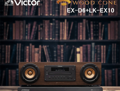 ウッドコーン CD コンポ EX-D6 LK-EX10 Victor ビクター