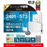◎新品 無線LAN 中継機 WEX3000AX4EA バッファロー