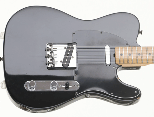中古 エレキギター フェンダー テレキャスター Fender USA Telecaster Black 1980年製