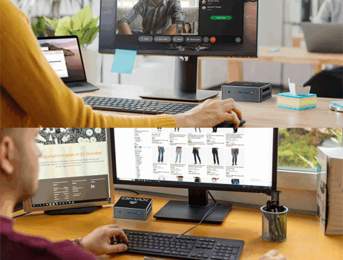 新品 ミニデスクトップパソコン PC BMAX b5apro Ryzen7 5825U Wi-Fi6 4K3画面出力 Windows11