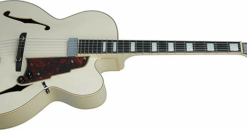 新品 エレキギター フルアコ ディアンジェリコ D'Angelico Premier EXL-1 Champagne