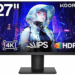 新品 PC 4K モニター ディスプレイ 27インチ N07 KOORUI