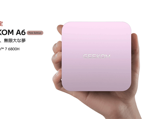 新品 ミニデスクトップパソコン PC GEEKOM A6 Ryzen7 4画面出力 Windows11