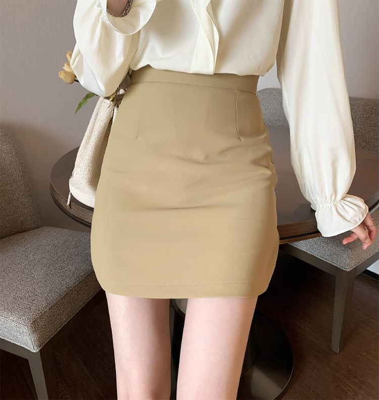 ◎レディース Aライン ミニスカート 40～43cm丈 バックファスナー