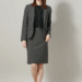 レディース タイトスカート 58.3～59.7cm丈 バックスリット バックファスナー SUIT SQUARE