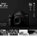 ◎一眼レフカメラ ペンタックス K-3 Mk3モノクロ 18-135mm